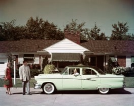1956 Ford Customline four-door sedan